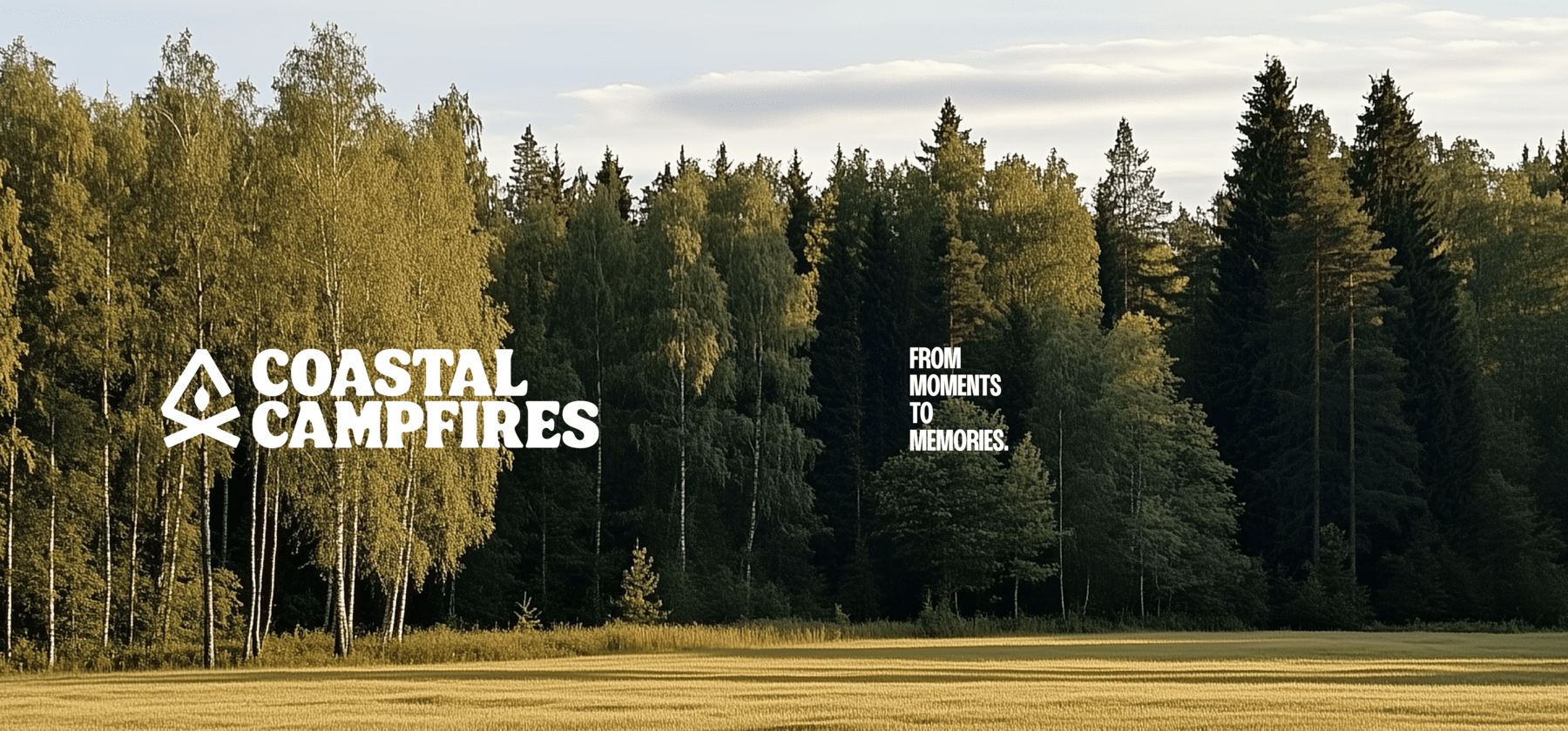 Coastal Campfires PNW Logo design